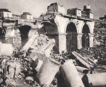 Zniszczenia w 1944 roku