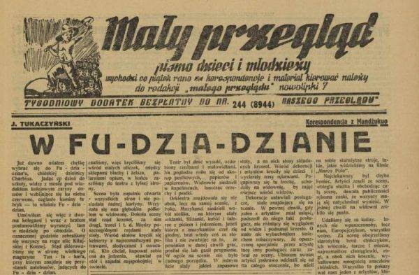 W 1926 roku Korczak założył eksperymentalną gazetę dziecięcą „Mały Przegląd”.