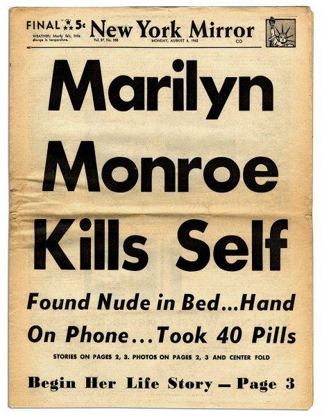 Marilyn Monroe zmarła 5 sierpnia 1962 roku