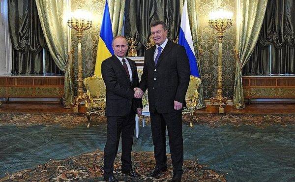 Wiktor Janukowycz i Władimir Putin