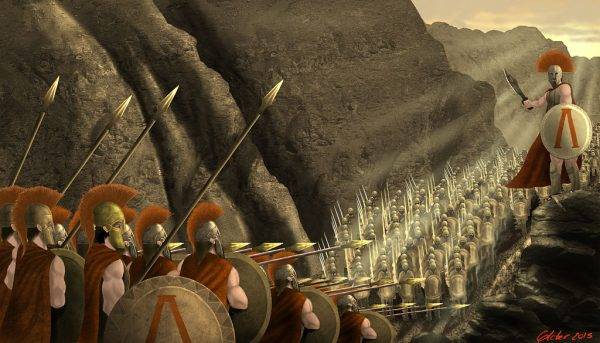 Leonidas pozostał na posterunku wraz z doborowym oddziałem 300 spartiatów oraz… prawdopodobnie jeszcze 1 tys. wojsk sojuszniczych.