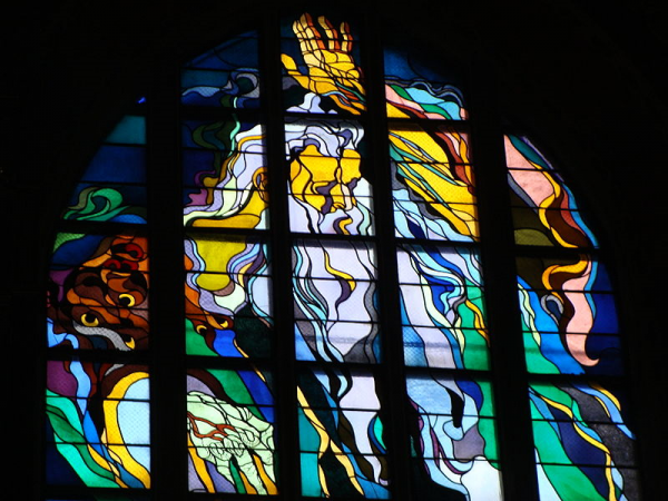 In 1897, he created several stained glass windows for the same temple, including the famous 