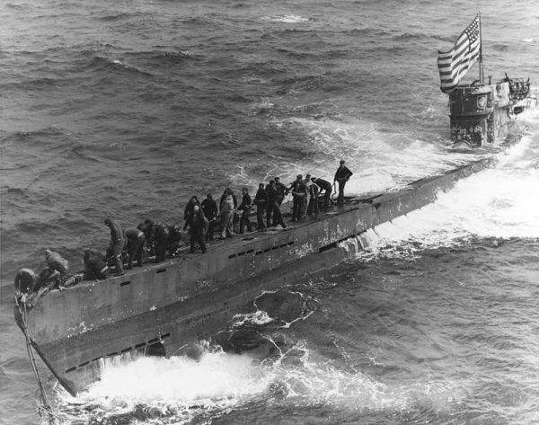 U-505 po przejęciu przez Amerykanów