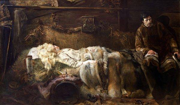 Jacek Malczewski, „Śmierć Ellenai”.