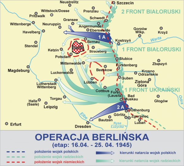 Operacja berlińska rozpoczęła się 16 kwietnia 1945 roku.