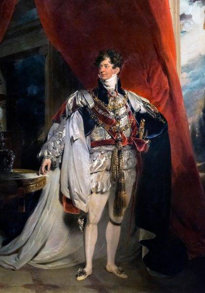 Grzegorz IV Hanowerski jako książę regent.