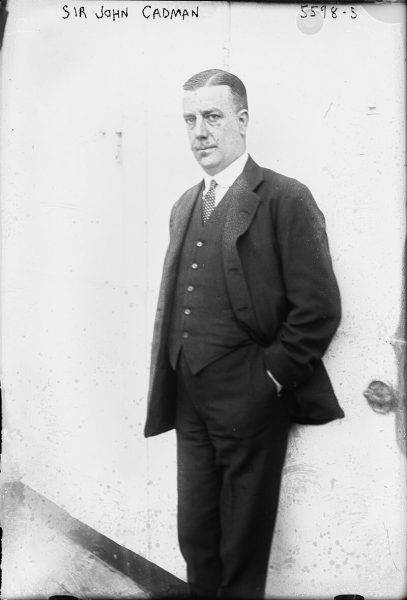 Sir John Cadman, prezes Turkish Petroleum Company.
