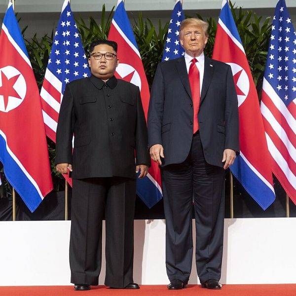Spotkanie Kim Dzong Una z Donaldem Trumpem.