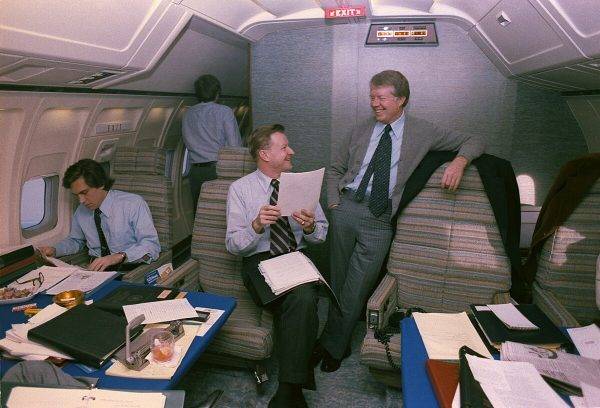 :Jimmy Carter, Zbigniew Brzezinski w Air Force One