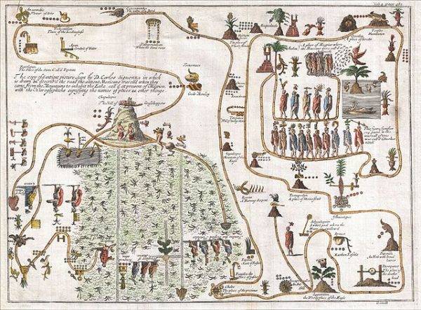 Gemelli Careri Aztec Map