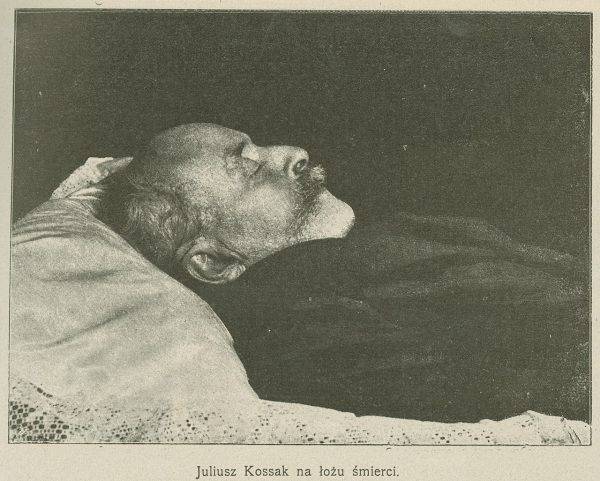 Juliusz Kossak na łożu śmierci