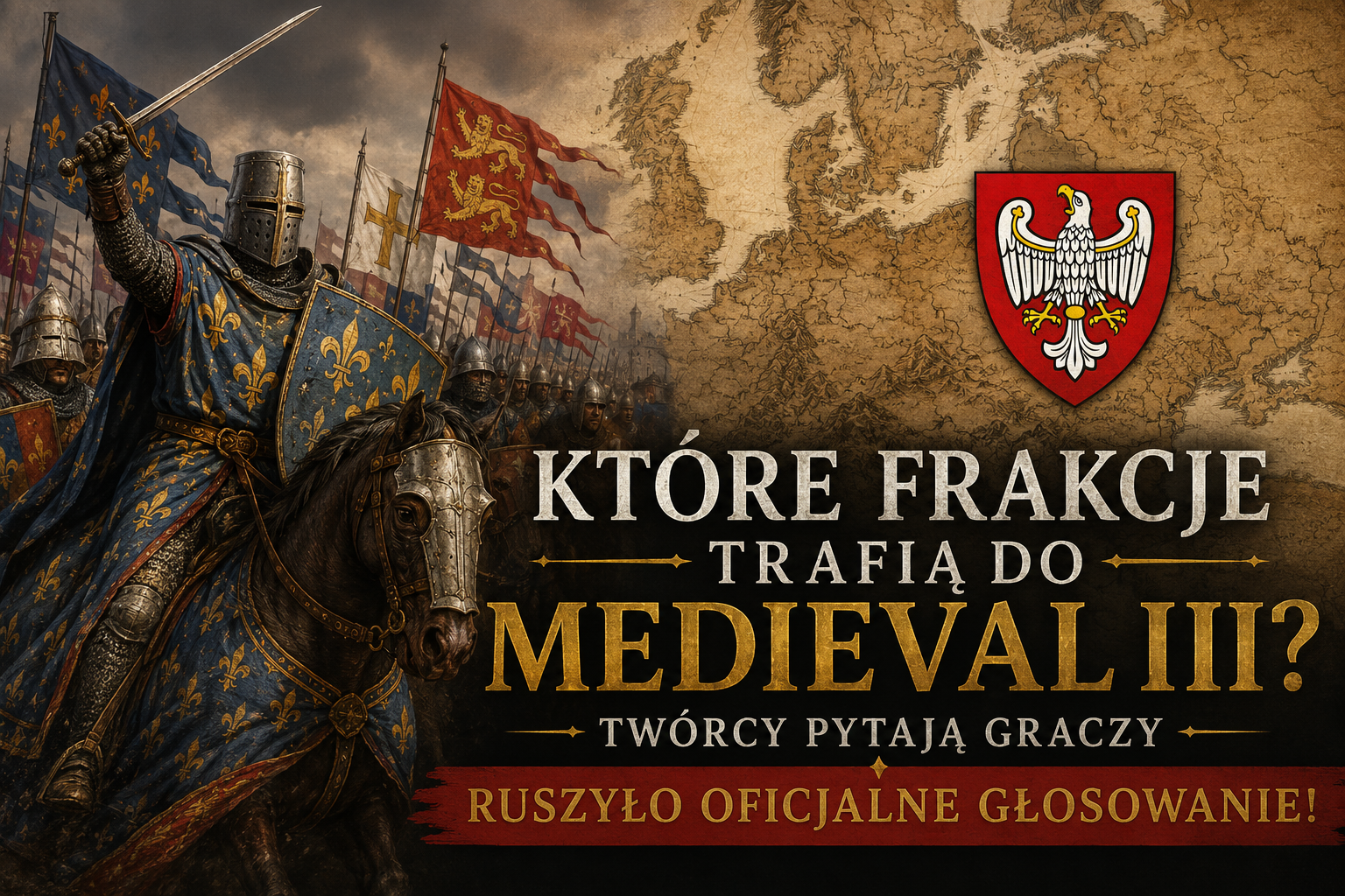 Gracze zdecydują o frakcjach w Total War: Medieval III — Wielkopolska wśród kandydatów